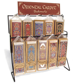 Oriental Carpet Bookmark 10 Hook Display