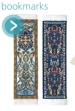 oriental carpet bookmarks