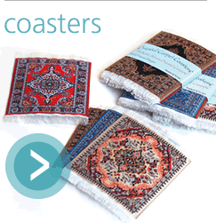oriental carpet coasters